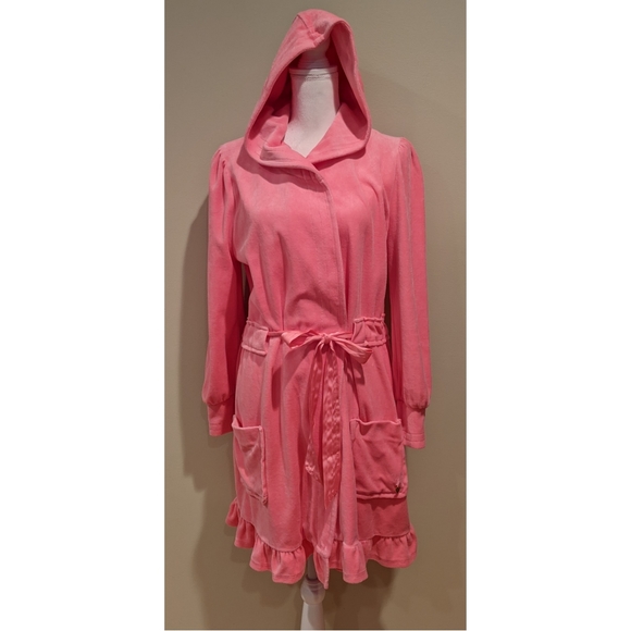 Juicy Couture velour hooded robe - Picture 1 of 5